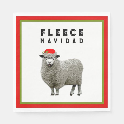 kerstfeest servet (Voorkant)