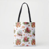  kerstfeest tote bag (Voorkant)