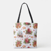  kerstfeest tote bag (Achterkant)