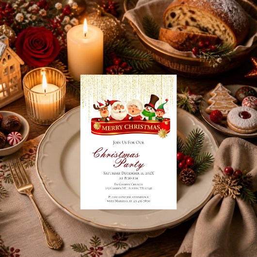 Kerstfeest Uitnodiging