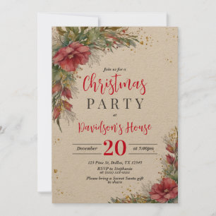 Kerstfeest Uitnodiging