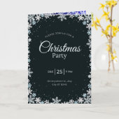 Kerstfeest uitnodiging (Gele Bloem)
