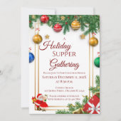 Kerstfeest Uitnodiging (Voorkant)
