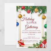 Kerstfeest Uitnodiging (Voorkant / Achterkant)