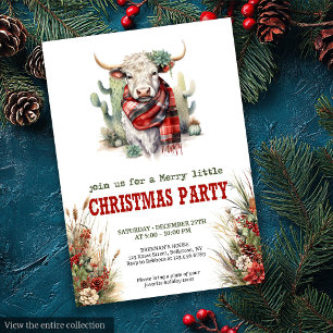 Kerstfeest uitnodiging boerderij printbaar rood gr