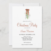 Kerstfeest uitnodiging Koperbogen (Voorkant)