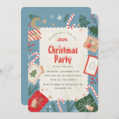 Kerstfeest Uitnodiging Maken (Voorkant / Achterkant)