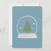 Kerstfeest Uitnodiging Maken (Achterkant)