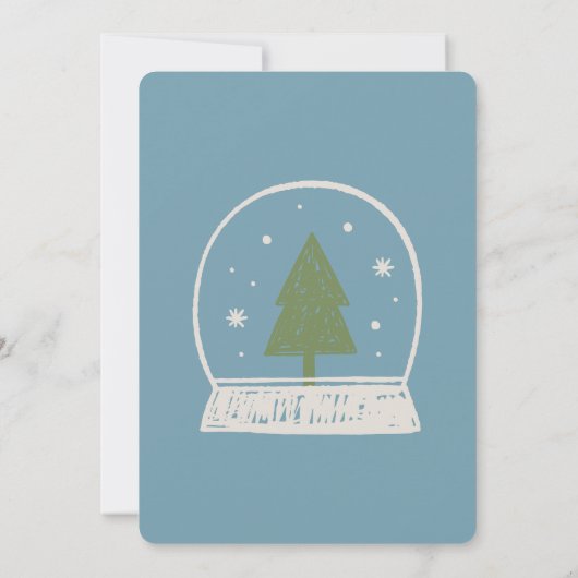 Kerstfeest Uitnodiging Maken (Achterkant)