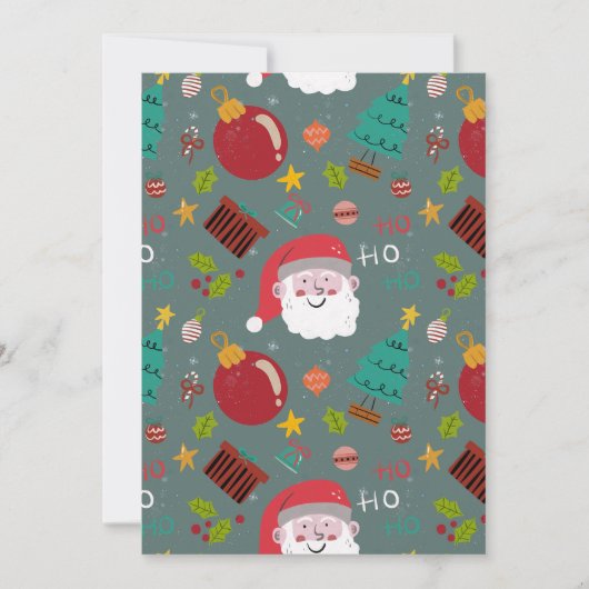Kerstfeest Uitnodiging van Sinterklaas (Voorkant)