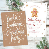 Kerstfeest Uitnodiging voor Cookie Uitwisseling