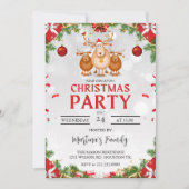 Kerstfeest Uitnodigingen Vakantie Party (Voorkant)