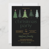 Kerstfeest Uitnodigingen Vakantie Party (Voorkant)