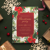 Kerstfeest vakantie groen kaart