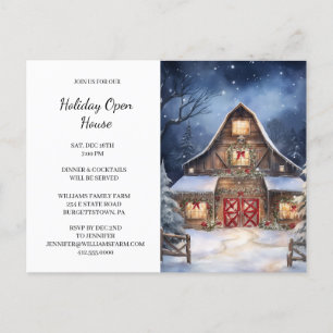 Kerstfeest van de Oostenrijkse zakenmaatschappij Briefkaart