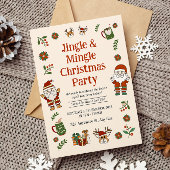 Kerstfeest van Jingel en Mingel Kaart