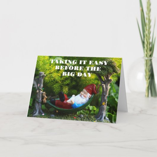 "KERSTFEEST" VAN NAUWGEZETTE TUINKABOUTER FEESTDAGEN KAART (Voorkant)