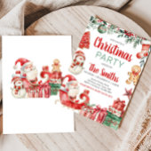 Kerstfeest van Santa Winter Gingerbread Kaart