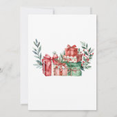 Kerstfeest van Santa Winter Kaart (Achterkant)