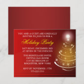 Kerstfeest voor bedrijven kaart (Voorkant / Achterkant)