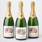 Kerstfeest Wijnfles Etiket (Flessen)