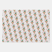 Kerstfeestapen Inpakpapier Vel (Voorkant 2)