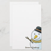 kerstfeestartikelen briefpapier (Voorkant / Achterkant)