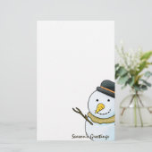 kerstfeestartikelen briefpapier (Staand voorkant)