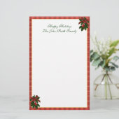 kerstfeestartikelen briefpapier (Staand voorkant)