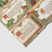 kerstfeestbegroeten Collage Tissuepapier (Detail)