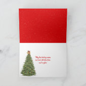 kerstfeestbegroeten kaart (Binnen)