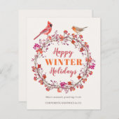 kerstfeestbegroeten met kerstmis (Voorkant / Achterkant)