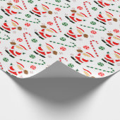 kerstfeestcadeau voor honkbal cadeaupapier (Hoek)