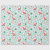 kerstfeestcadeau voor honkbal cadeaupapier (Vlak)