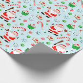 kerstfeestcadeau voor honkbal cadeaupapier (Hoek)