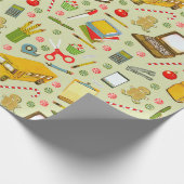 kerstfeestcadeau voor leraar cadeaupapier (Hoek)