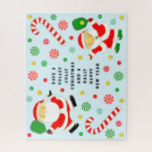 Kerstfeestcadeau voor Pickleball Legpuzzel (Verticaal)