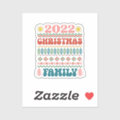 kerstfeestdag 2022 sticker (Vel)