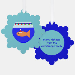 kerstfeestdag — Aangepast Ornament Kaart