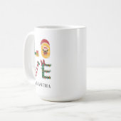 kerstfeestdag - Aangepaste bescherming Koffiemok (Voorkant links)