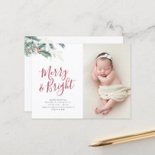 kerstfeestdag - aankondiging briefkaart