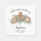 Kerstfeestdag Baby shower Servet (Voorkant)