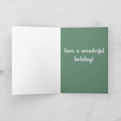 Kerstfeestdag Bernese Mountain Dog Kaart (Binnen)