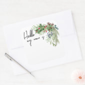 kerstfeestdag, Bouquet Name Tag (Envelop)