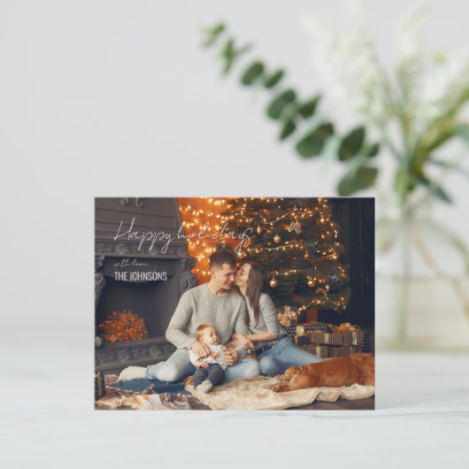 Kerstfeestdag Briefkaart (Staand voorkant)