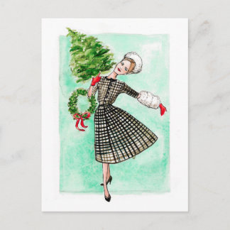 kerstfeestdag briefkaart