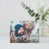 kerstfeestdag briefkaart (Staand voorkant)