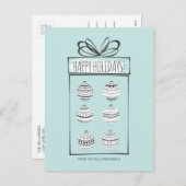 kerstfeestdag Briefkaart (Voorkant / Achterkant)