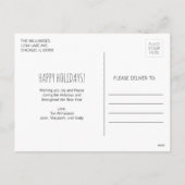 kerstfeestdag Briefkaart (Achterkant)