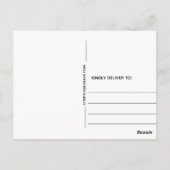 kerstfeestdag briefkaart (Achterkant)
